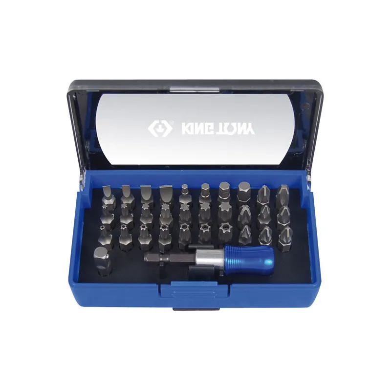 Vente Flash Coffret d‘embouts tournevis 1/4 - 32 pièces - KINGTONY 1032CQ