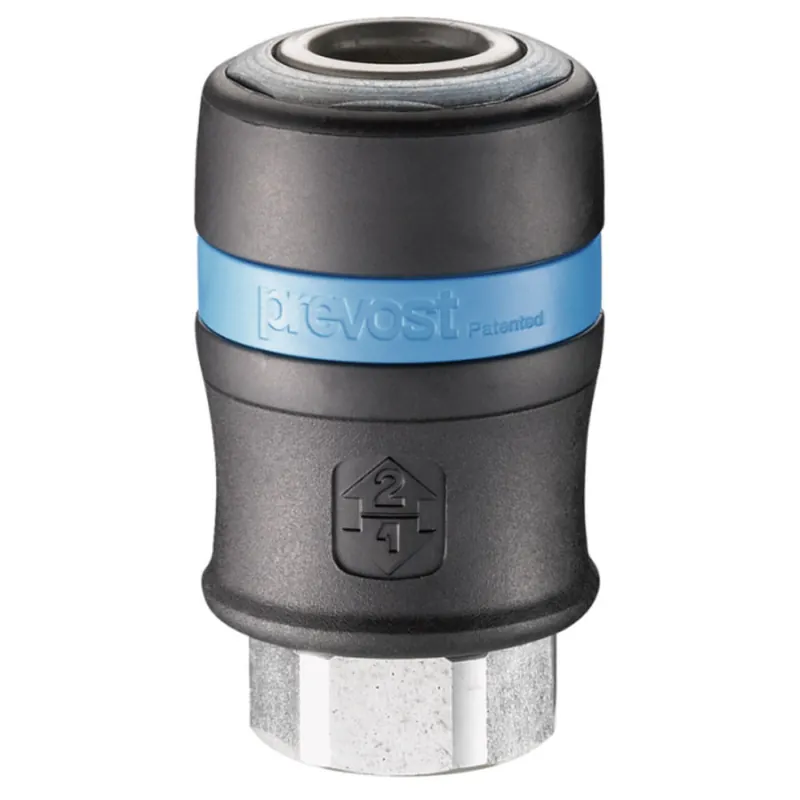 Authentique RACCORD RAPIDE AIR PASSAGE ?11 MM – FEMELLE G1/2 – ISO B – PREVOST