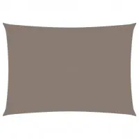 Voile toile d‘ombrage parasol tissu oxford rectangulaire 2 x 4,5 m taupe 02_0009626 Offre Du Jour