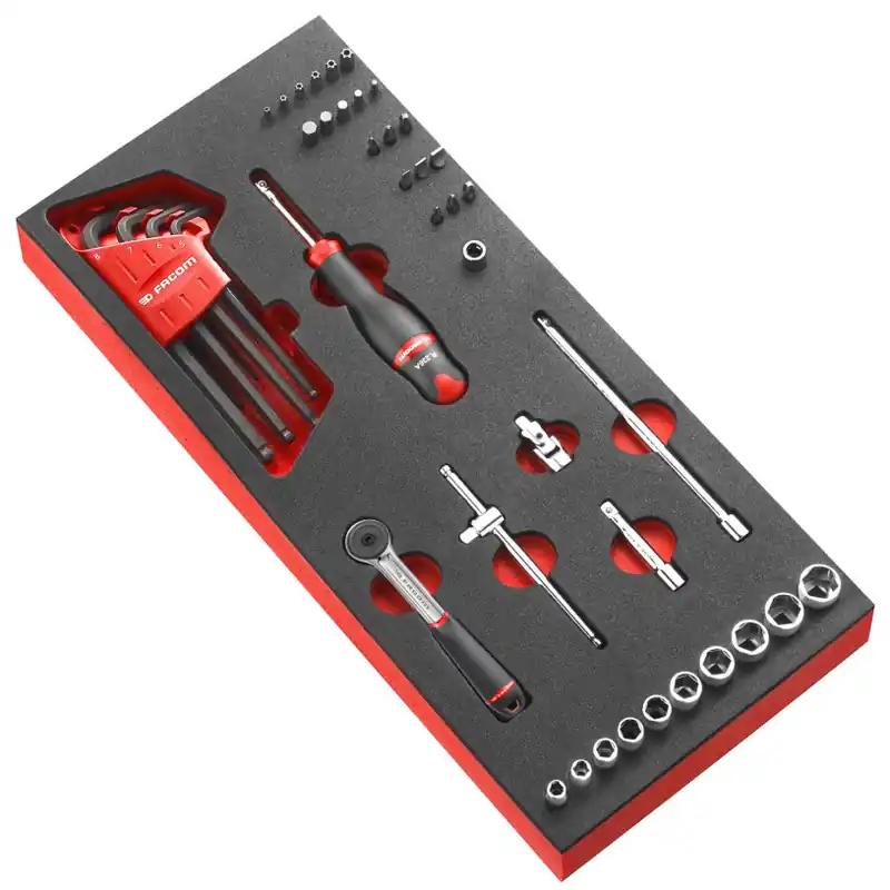 > Module mousse cliquet douilles 1/4‘ – Facom MODM.R161-36PB Jusqu&rsquo;à épuisement Des Stocks