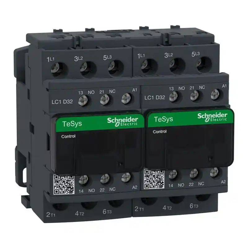 Contacteur inverseur TeSys LC2D 3P AC3 440V 32 A bobine 24 V CA - LC2D32B7 Offre Exclusive