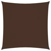 Voile toile d‘ombrage parasol tissu oxford carré 3,6 x 3,6 m marron 02_0009477 Acheter Direct