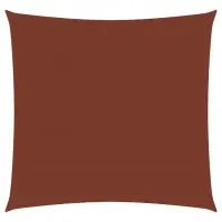 Voile toile d‘ombrage parasol tissu oxford carré 3 x 3 m terre cuite 02_0009490 Meilleure Vente