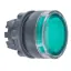 Harmony tête de bouton poussoir lumineux - ?22 - vert - strié - ZB5AW333 Paiement Sécurisé