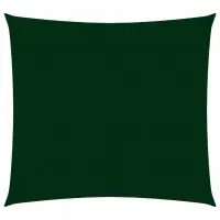 Voile toile d‘ombrage parasol tissu oxford carré 4,5 x 4,5 m vert foncé 02_0009502 Achetez Aujourd&rsquo;hui
