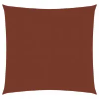 Voile toile d‘ombrage parasol tissu oxford carré 7 x 7 m terre cuite 02_0009545 Livraison Express