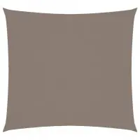 Voile toile d‘ombrage parasol tissu oxford carré 5 x 5 m taupe 02_0009520 Acheter Direct