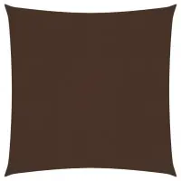 Voile toile d‘ombrage parasol tissu oxford carré 6 x 6 m marron 02_0009529 Nouveauté