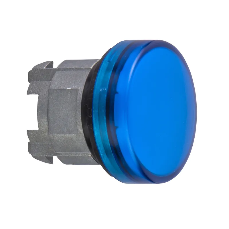 Harmony tête de voyant - ?22 - rond - cabochon lisse bleu - ZB4BV06 Quantité Limitée