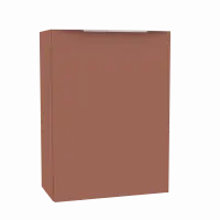 Bon Marché Lave-mains Plénitude version gauche terracotta 220 x 400 x 550 mm