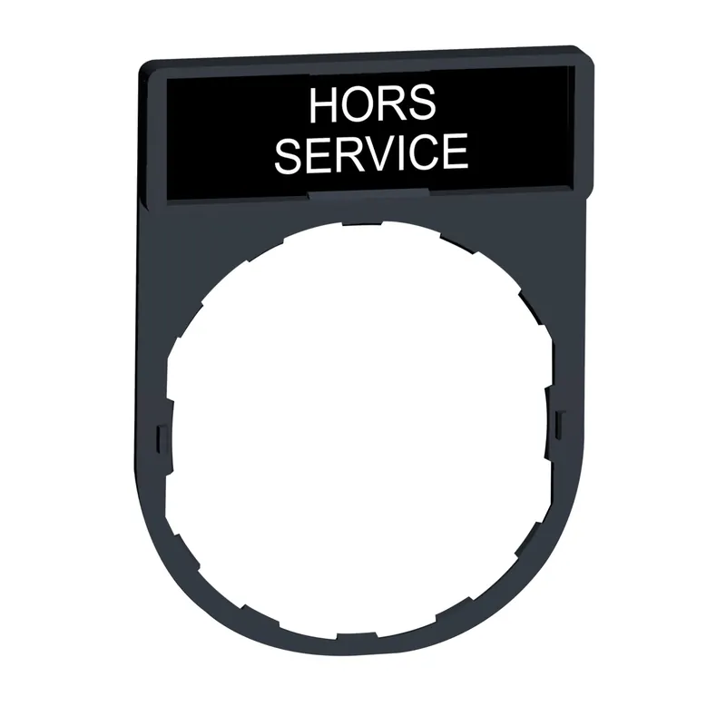 Super Prix Harmony porte étiquette 30 x 40 mm standard - ?22 - avec étiquette HORS SERVICE - ZBY2112