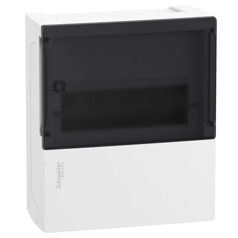 Mini Pragma - coffret en saillie 1R 8M - portillon transparent - born. de terre - MIP12108S Satisfait Ou Remboursé