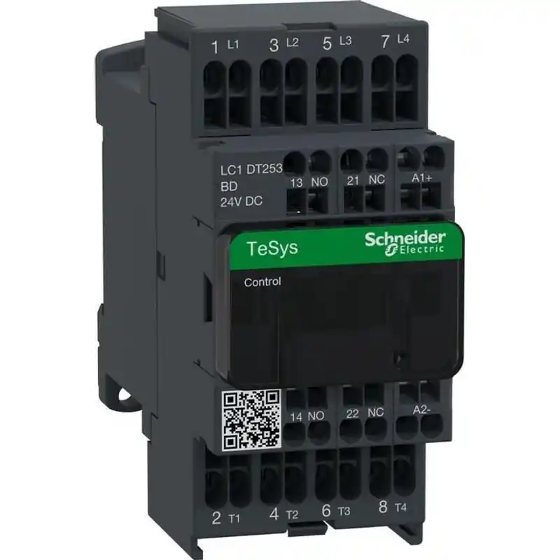 Contacteur TeSys LC1-D - 4P - AC-1 440V 25 A - bobine 24 V CC - LC1DT253BD Vente Flash