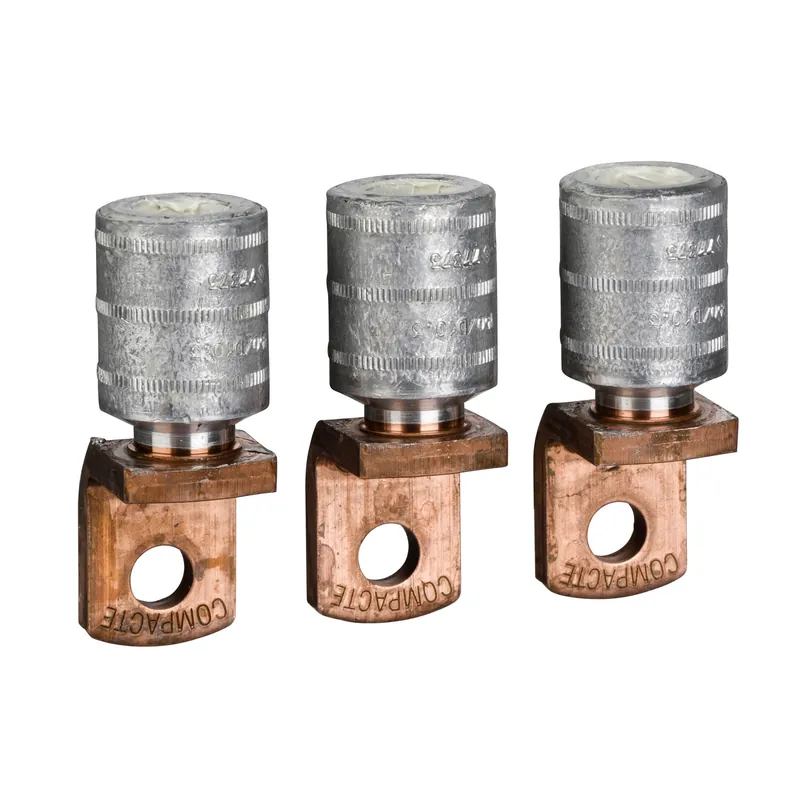 Offre Spéciale 3 cosses de sertissage pour cable en aluminium de 150 - mm2 et cloisons de phase - LV429504