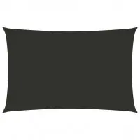 Voile toile d‘ombrage parasol tissu oxford rectangulaire 2,5 x 5 m anthracite 02_0009581 Vente Flash