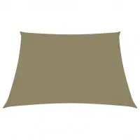 Voile toile d‘ombrage parasol tissu oxford rectangulaire 2,5 x 3 m beige 02_0009549 Vente Directe
