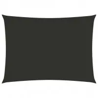 Voile toile d‘ombrage parasol tissu oxford rectangulaire 2 x 3,5 m anthracite 02_0009601 Top Vente