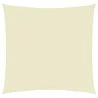 Voile toile d‘ombrage parasol tissu oxford carré 4,5 x 4,5 m crème 02_0009495 Super Prix