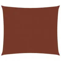 Voile toile d‘ombrage parasol tissu oxford rectangulaire 3 x 4 m terre cuite 02_0009667 Achat Immédiat