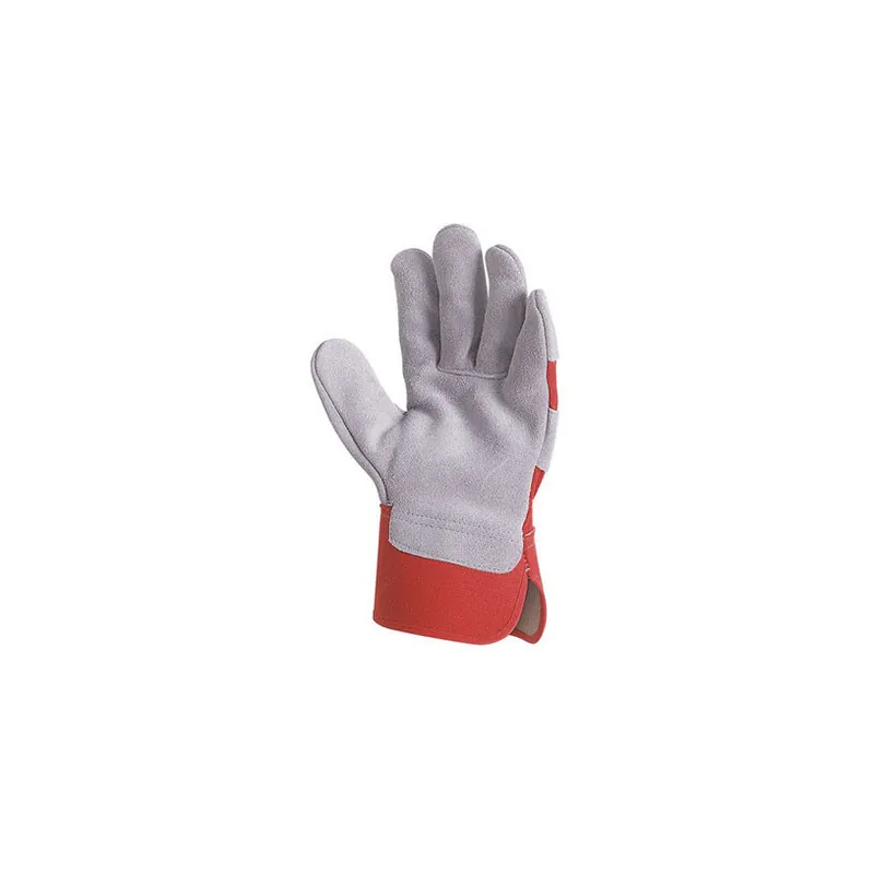 Promotion Gants de manutention docker - Croute de vachette et toile - Taille 10