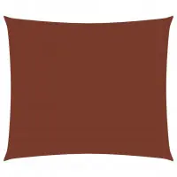 Voile toile d‘ombrage parasol tissu oxford rectangulaire 4 x 5 m terre cuite 02_0009698 Meilleur Choix
