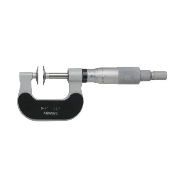Offre Spéciale Micromètre pour mesurer la largeur des dents, avec broche non tournante, 0-1″, D=20 mm