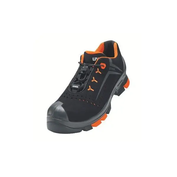 Soldes uvex 2 Chaussures basses S1P noir/orange Largeur 11 Pointures 41