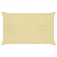 Voile toile d‘ombrage parasol 160 g/m2 beige 3 x 6 m PEHD 02_0008975 Acheter En Ligne