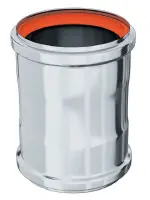 Tuyau inox 316 condens 50 cm 130 4/10 + joint TEN Vente Directe