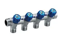 Populaire Collecteur à robinetterie intégrée bleu MF 3/4 NOYON THIEBAULT