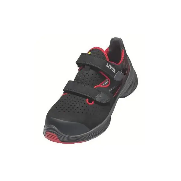 uvex 1 G2 Sandales S1P noir/rouge Largeur 11 Pointures 35 Achetez Aujourd'hui