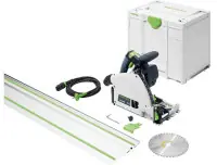 Scie plongeante 1500W TS 60 KEBQ-Plus-FS + Systainer SYS3 - FESTOOL - 577417 Petit Prix