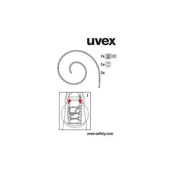 uvex lacets 95 noir Nouveauté
