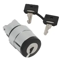 Dernière Chance Harmony XB4 - tête bouton tournant à clé 3131A - ?22 - 2 pos fix - retr GD - ZB4BG420