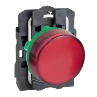 Authentique Harmony voyant rond ?22 - IP66 - rouge - LED intégrée - 120V - XB5AVG4