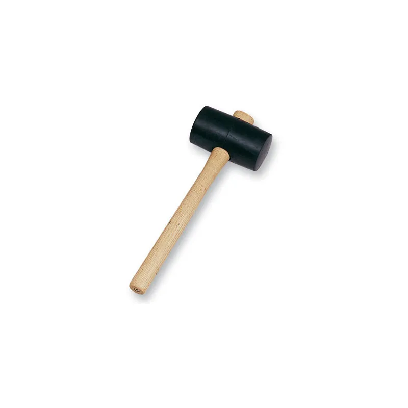 Maillet manche bois et tête caoutchouc ? 60 mm Nouvel Arrivage