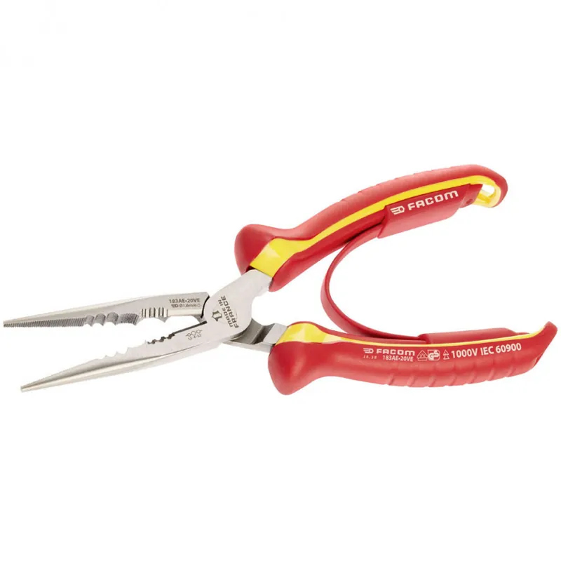 1000v vde snipe nose wire stripper – Facom 183AE.20VE Prix Bas