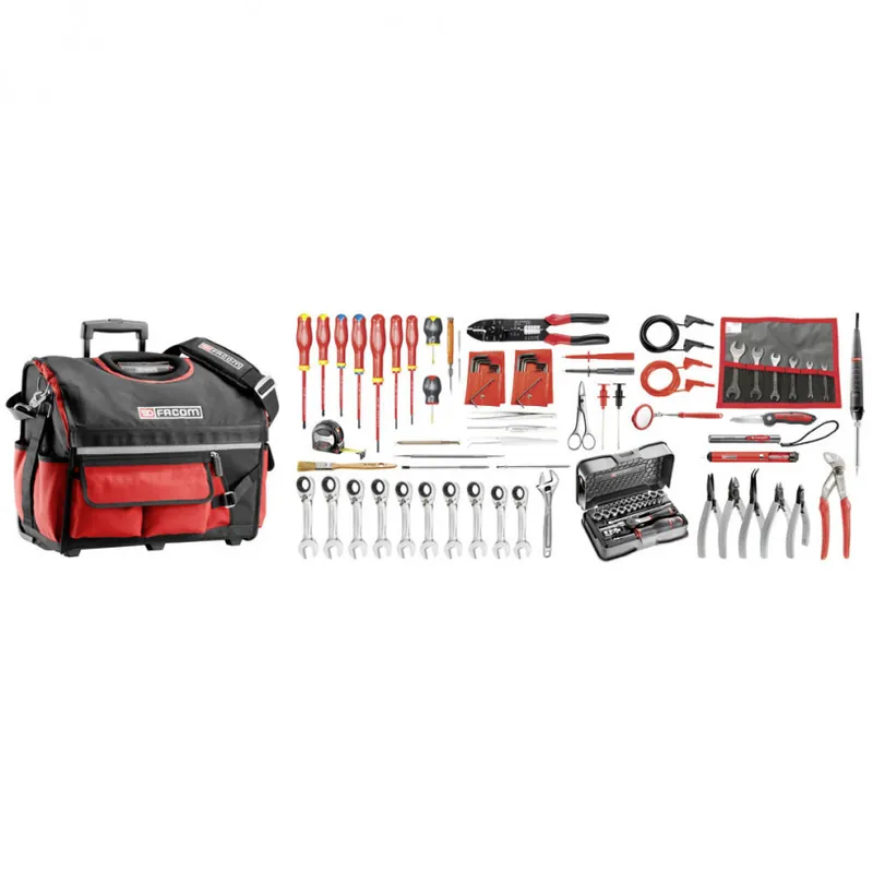 Séléction élec 101 outils cm.el34 + boite textile-Facom BSR20.EL34 Bon Plan
