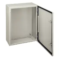 Spacial CRN - Coffret acier avec platine - H400xL300xP150mm - Chassis plein - NSYCRN43150P Populaire