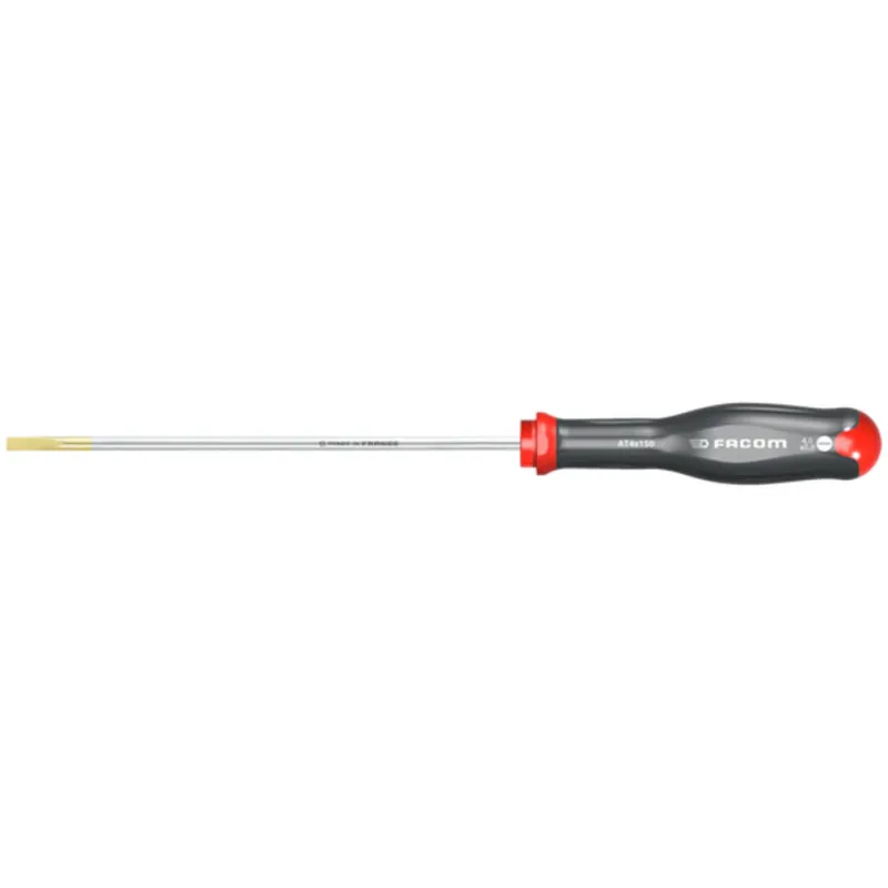 Tournevis Plat Lame Fraisée FACOM PROTWIST? - Fente 4,0X0,8 - Lame 150MM - AT4X150 Top Vente
