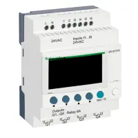Zelio Logic – relais intelligent modul.- 10 E/S – 24Vca – horloge – affichage – SR3B101B Seulement Aujourd&rsquo;hui