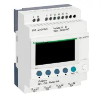 Zelio Logic – relais intelligent compact – 10 E/S 100..240Vca – ss horl. – affi. – SR2A101FU Commande En Gros