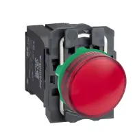 Haute Qualité Harmony XB5 - voyant lumineux BA9s - ?22 - rouge - 230V - vis étrier - XB5AV44