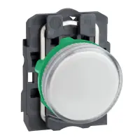Vente Flash Harmony XB5 - voyant lumineux BA9s - ?22 - blanc - direct 250V max - vis étrier - XB5AV61