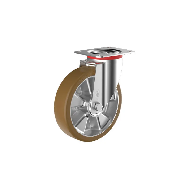 Roulette bandage polyurethane - monture pivotante - ?125 MM - CMU 350 Kg Must-Have