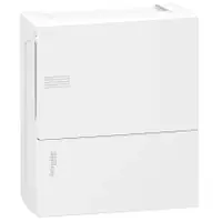 Pragma - mini coffret en saillie - 1x8 mod. - portillon opaq blanc - born. Terre - MIP11108 Prix Bas
