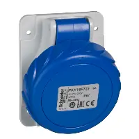 Achetez Aujourd'hui PratiKa - socle de prise industrielle coudée 16 A - 2P+T - 200-250 V CA - IP67 - PKY16F723