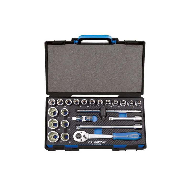 Coffret ABS Douilles 6 Pans ?" (8 à 32) - 23 Pièces -4523MRE01 Soldes