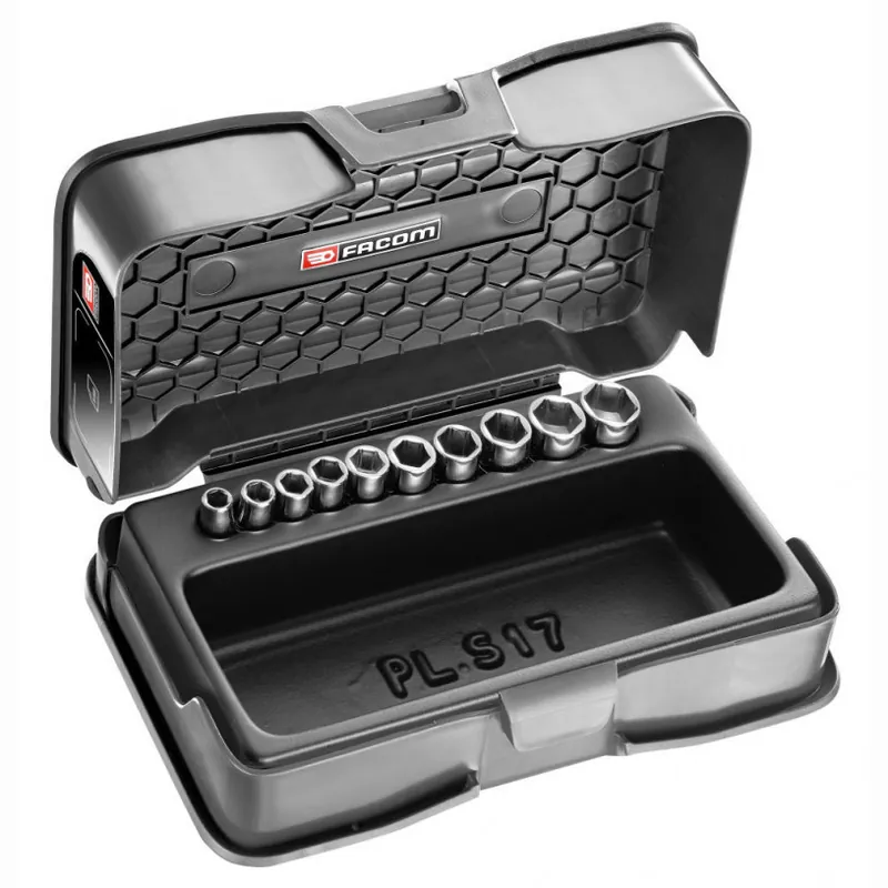 Jusqu'à épuisement Des Stocks Coffret douilles 1/4‘ - 6 pans métrique 10 pièces - Facom R.401