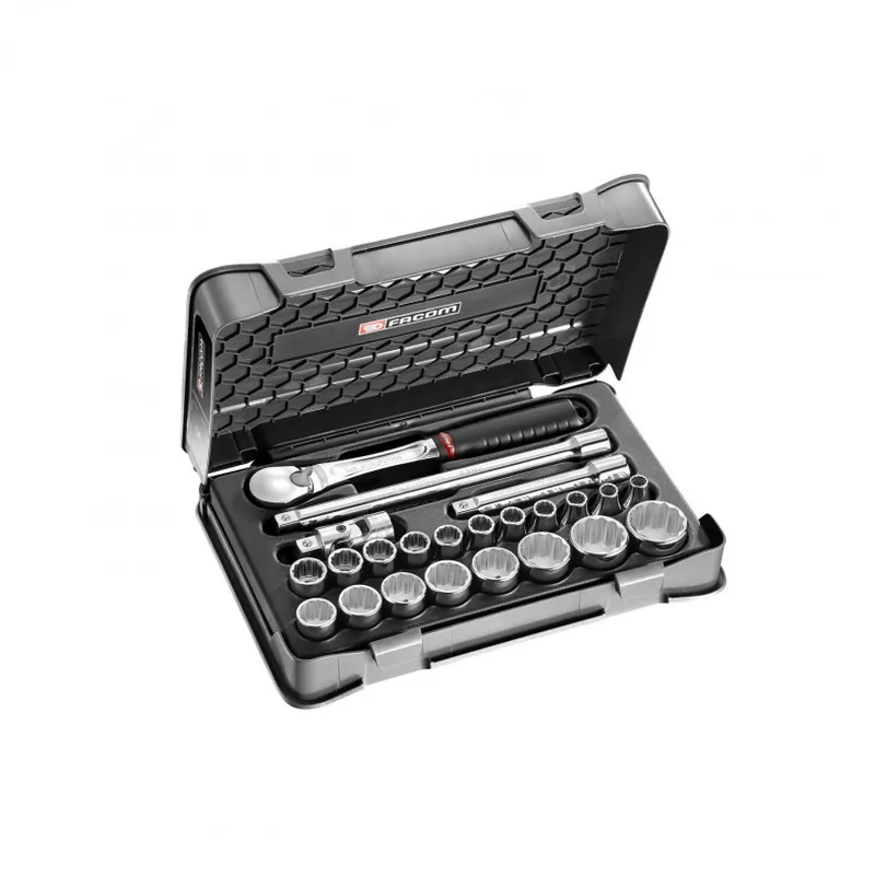 Achat Immédiat > Coffret douil 1/2‘ 12p mm sl.161 23pc – Facom SL.161-3P12